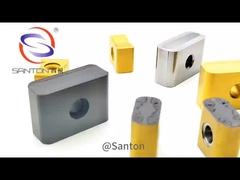 Χάλυβας χύτευσης και σφυρηλατήματος σχιστομετρητής εισάγει καρβίδιο βολφραμίου 90.4 HRA ISO14001