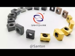 Καλή κόκκινη σκληρότητα K25 Στρογγυλούθρακας Τρίχωσης Σιμεντοποιημένα Εισάγματα Καρβιδίου 92HRA