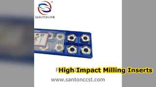 Ένθετα φρεζαρίσματος W Co Ti υψηλής πρόσκρουσης PNGG120530