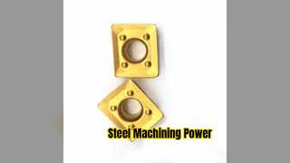 Ένθετα καρβιδίου επίστρωσης CrTiAIN για χάλυβα